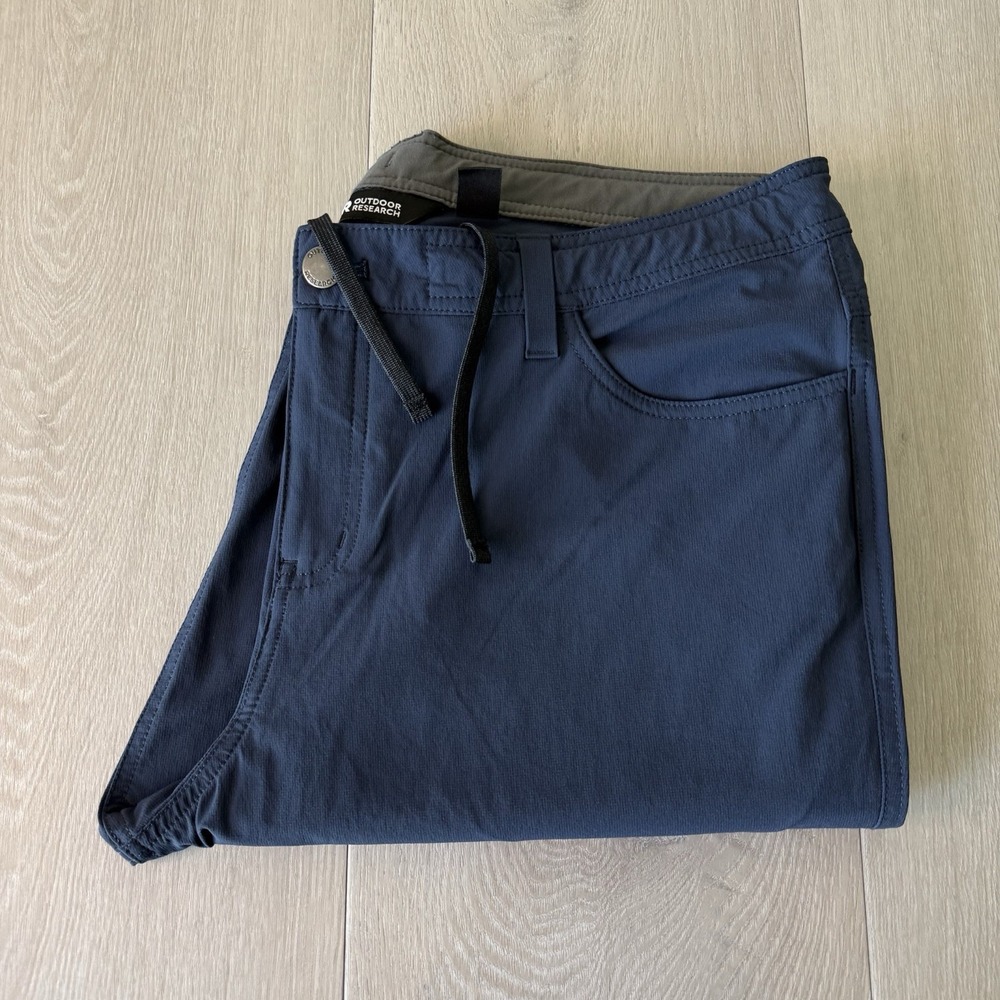Outdoor Research Ferrosi Pants Womens Size 14 Dark Navy Hiking Climbing Stretch